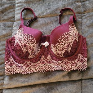 NWOT Victorias Secret Lined Demi Bra sz 36B